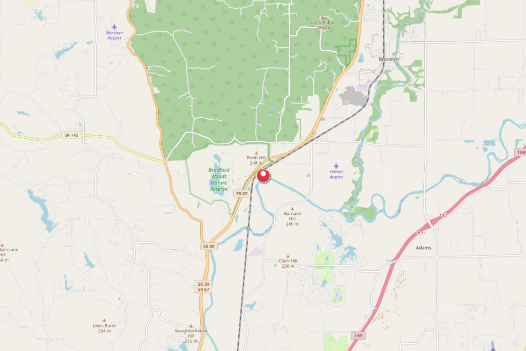Map of Centerton, IN