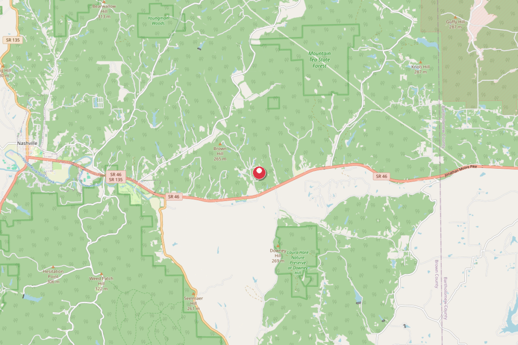 Map of Clarksdale, IN